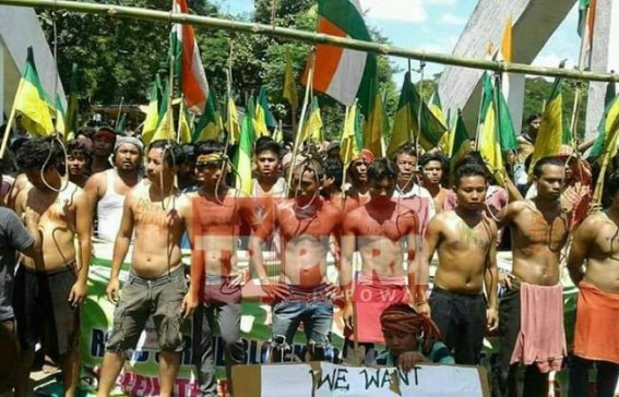 Tripura tribal separatists warn to commit suicide if Tipraland demand is not fulfilled; BJP demands President's rule Tripura tribal separatists warn to commit suicide if Tipraland demand is not fulfilled; BJP demands President's rule